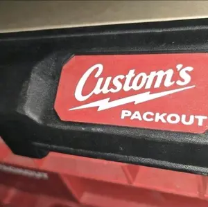 Custom Name Tag for Milwaukee Packout Worktop – Personalized Packout Label – Custom Tool Box Badge