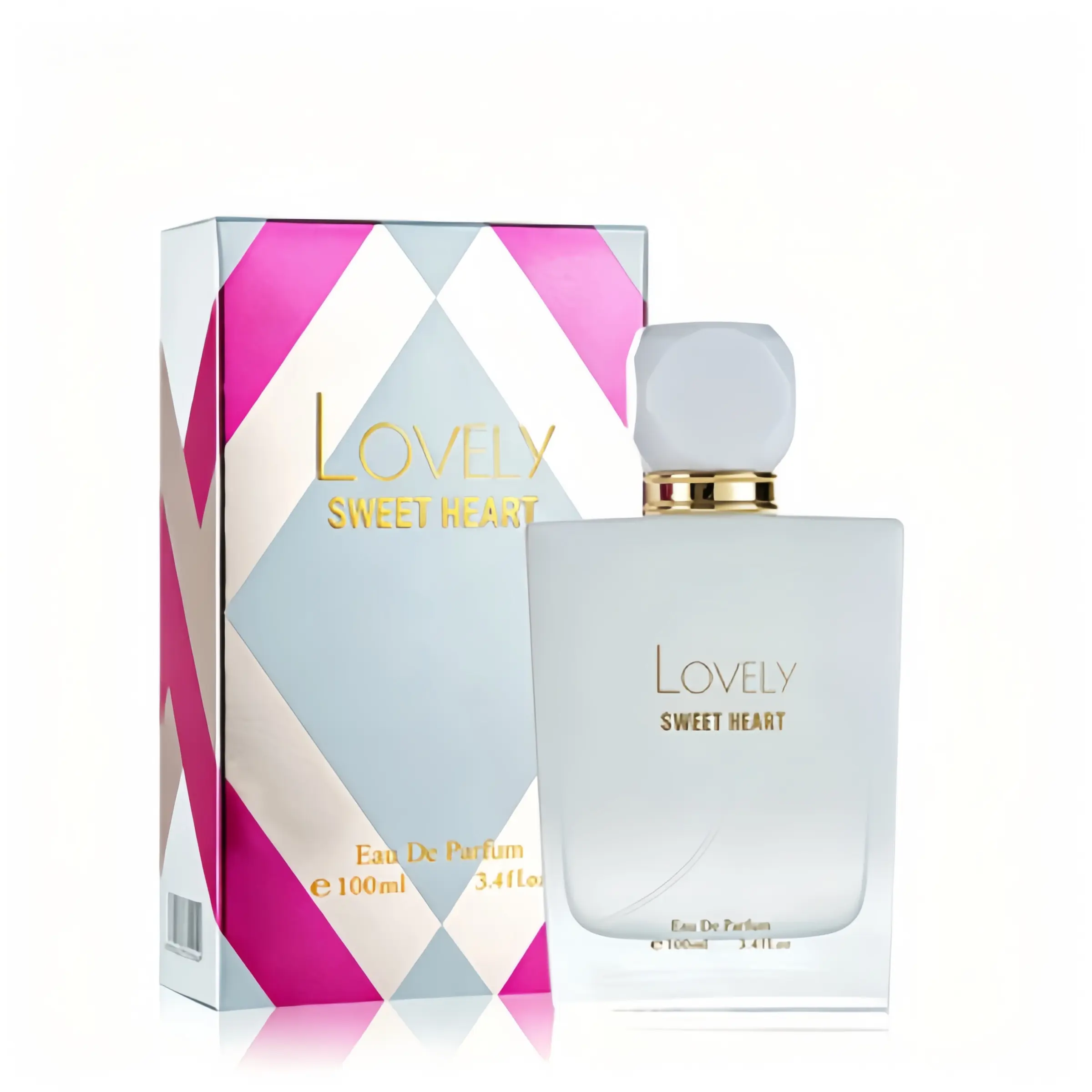 Lovely sweet heart perfume - Unisex perfume-100ml (3.40z) - with Grapefruit, orange andRose, cinnamon, spices & woody notes  - perfume para hombres -long lastingperfumes  - Elegant Eau deParfum - multi-scent woman- cozy scent- perfumefor women