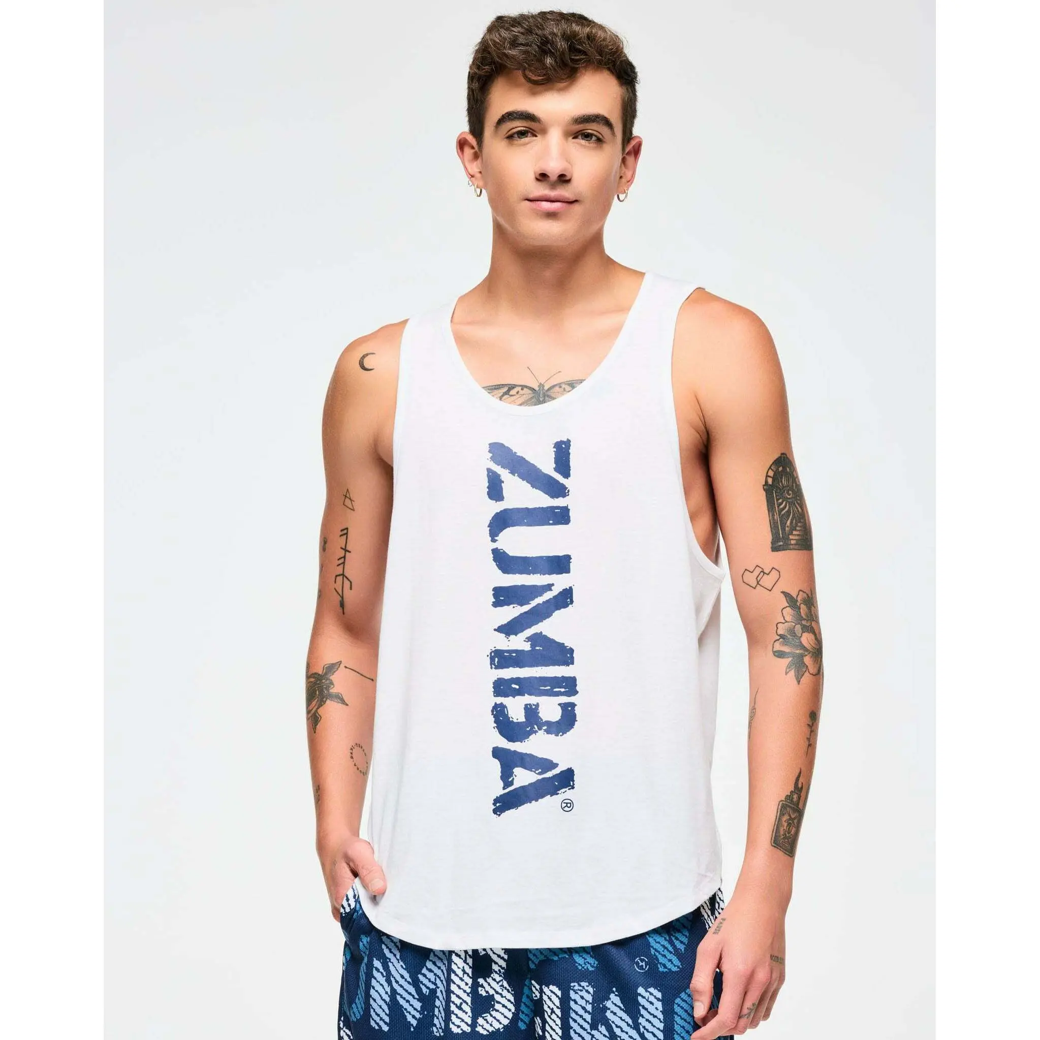 Blue Jean Men's Open Neck Tank