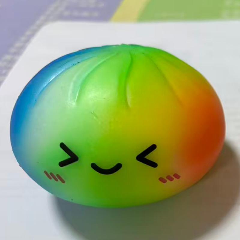 Expressive Big Dumpling Squishy - Blind Box, Mysecret Bun Fidget Toy, Soft TPR Material, Stress Relief, Unboxing Surprise, Random Style per Pack.Valentine's Day and Easter gifts, suitable for children to exchange gifts