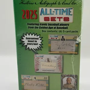2025 Historic Autographs All-Time Sets  - (6) 5 Card Packs