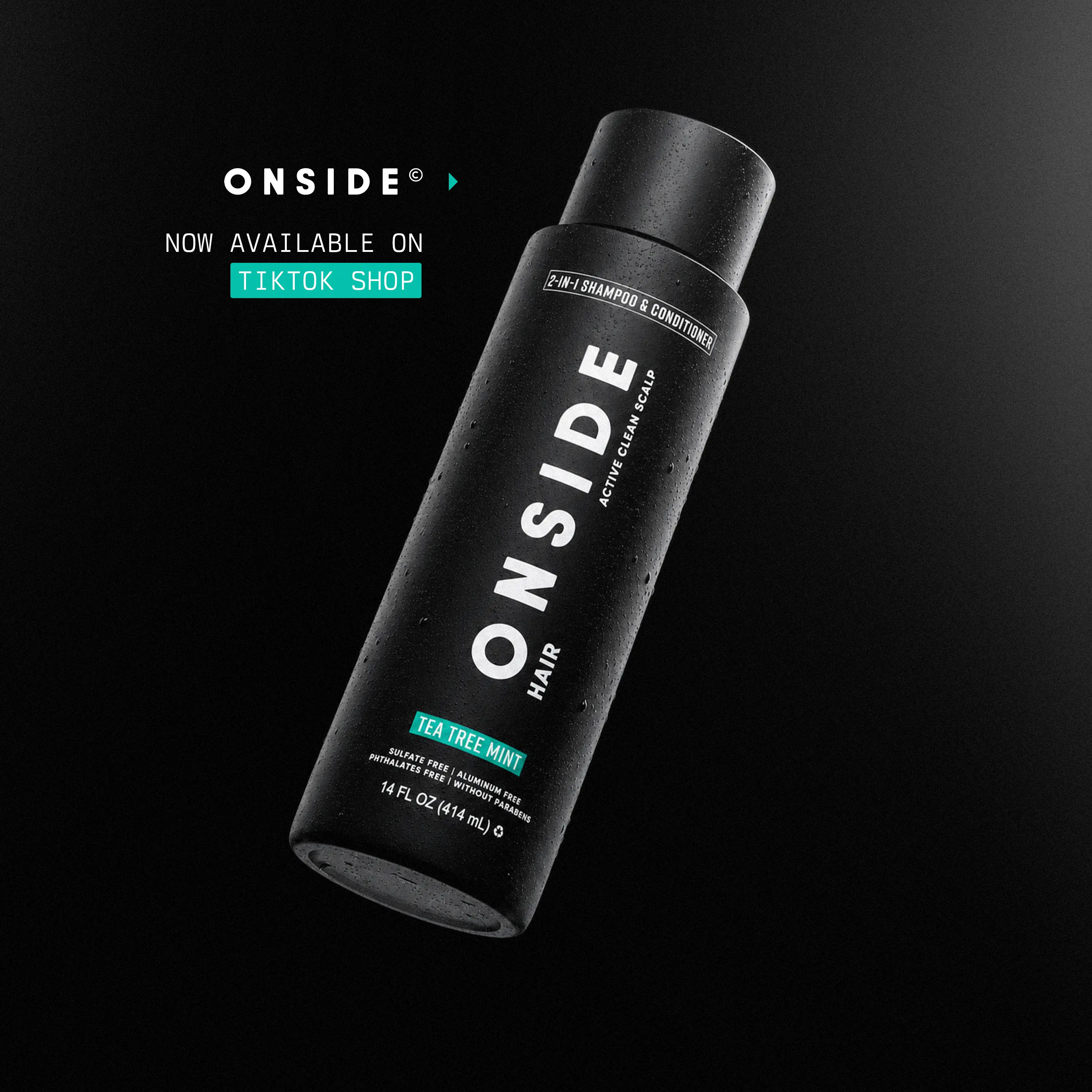 ONSIDE 2-in-1 Shampoo & Conditioner | Deep Cleans, Conditions & Strengthens in One Step | Sulfate-Free, High Performance