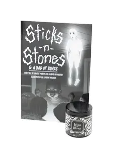 Sticks n Stones & a Bag of Bones w/ Companion Campfire Marshmallow Candle
