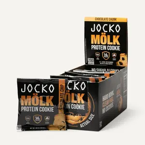 JOCKO MÖLK Chocolate Chip Protein Cookies - 12 pack