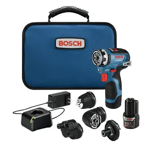 Bosch GSR12V-300FCB22 12V Max EC Brushless Flexiclick® 5-In-1 Drill/Driver System