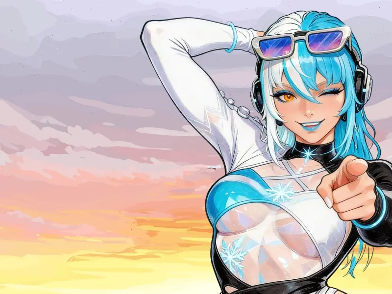 Luna Swimsuit Sticker