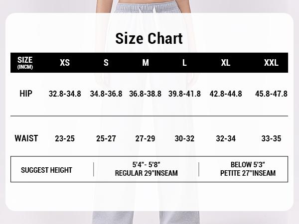 PINSPARK Wide Leg Sweat Pants for Womens High Waisted Baggy Sweatpants Casual Drawstring Workout Pants with Pockets springtok