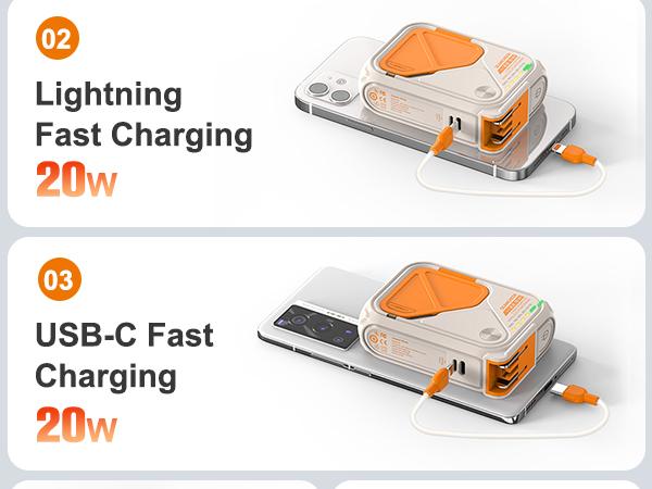 SEANCHEER P05 Portable Charger, Magnetic Power Bank, Small Wireless PowerBank, Battery Pack 10000mAh-20000mAh Travel Essentials Fast Charging With Built in Cable, Foldable Wall Plug for iPhone,Samsung,Andriod Folding Chargeable Smartphone power bank SEANCHEER P05 Portable Charger, Magnetic Power Bank, Small Wireless PowerBank, Battery Pack 10000mAh-20000mAh Travel Essentials Fast Charging With Built in Cable, Foldable Wall Plug for iPhone,Samsung,Andriod Folding Chargeable Smartphone power bank