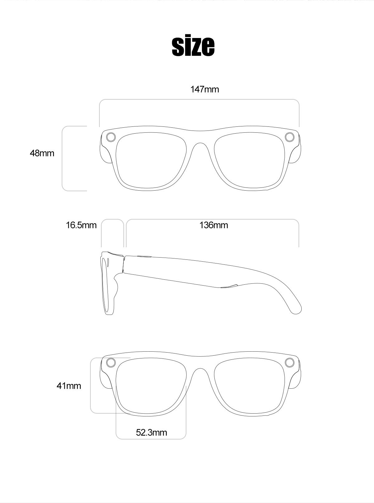 HYUNDAI XK ONE pro intelligent camera and video glasses, built-in high-definition camera, equipped with surround sound headphones and speakers,Have smart polarized lenses that block blue light. They are suitable for daily activities such work and driving.