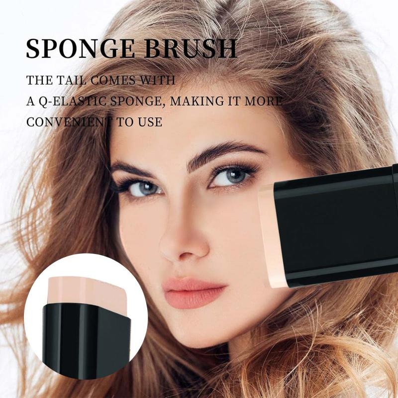 5-color Dual - Ended Eraser Foundation Stick -Multi - Use Concealer & Highlighter for Acne Marks , Nose Contour Flawless Makeup Finish - Versatile Cosmetic Tool , daily gift