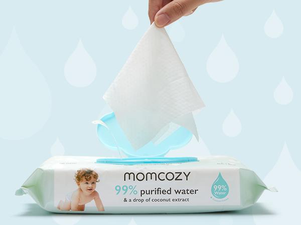 Baby wipes, Momcozy wipes - oversized, cleansing and moisturizing children's wipes, baby products, products for girls and boys, unscented baby wipes, portable maternal and child gifts, safe baby wipes Baby wipes, Momcozy wipes - oversized, cleansing and moisturizing children's wipes, baby products, products for girls and boys, unscented baby wipes, portable maternal and child gifts, safe baby wipes