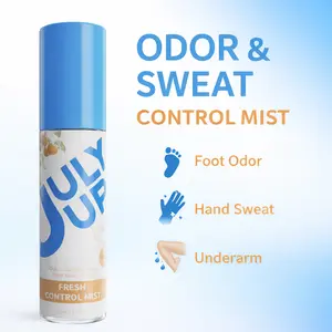 JULY JUP Fresh Control Mist Quick Sweat Control Odor Neutralizing 60ml Skin Friendly On-the-Go Use