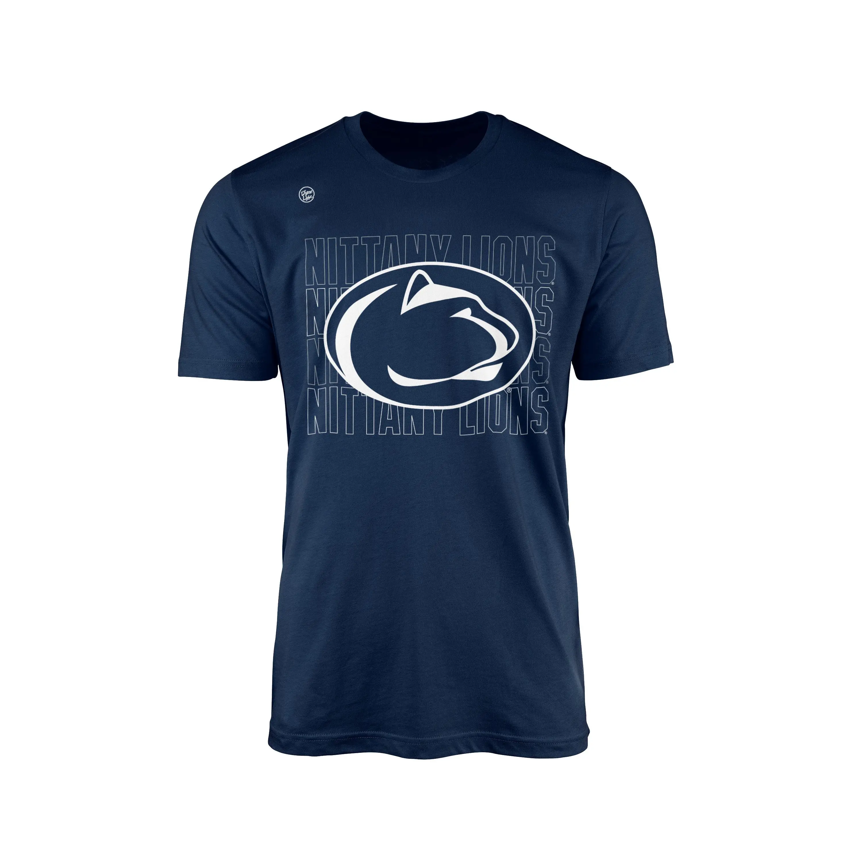 Penn State Nittany Lions Men's Stacked Graphic T-Shirt, Officially Licensed Short Sleeve Crew Neck in 100% Cotton Jersey, Officially Licensed Tee, Tops, Original