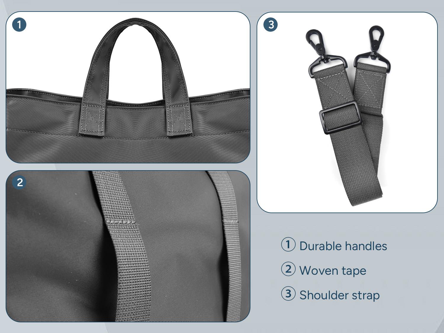 travel inspira Laptop Tote Bag for Women/Men, Versatile Work Bag with Adjustable Shoulder Strap, Water-Repellent Travel-Ready Duffle Bag with Reinforced Bottom for Travel, Work, School and Business travel inspira Laptop Tote Bag for Women/Men, Versatile Work Bag with Adjustable Shoulder Strap, Water-Repellent Travel-Ready Duffle Bag with Reinforced Bottom for Travel, Work, School and Business