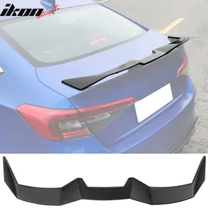Rear Spoiler Wing for Honda Civic 4DR 2022-2025 Matte Black Seagull ABS