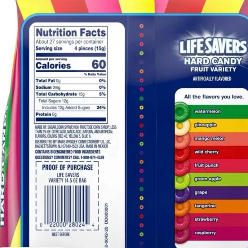 Hard Candy Fruit Variety Sharing Size 14.5 oz 108 Ct Individually Wrapped Artificially Flavored