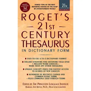 Roget's 21st Century Thesaurus, Third Edition (21st Century Reference) Mass Market Paperback – June 14, 2005