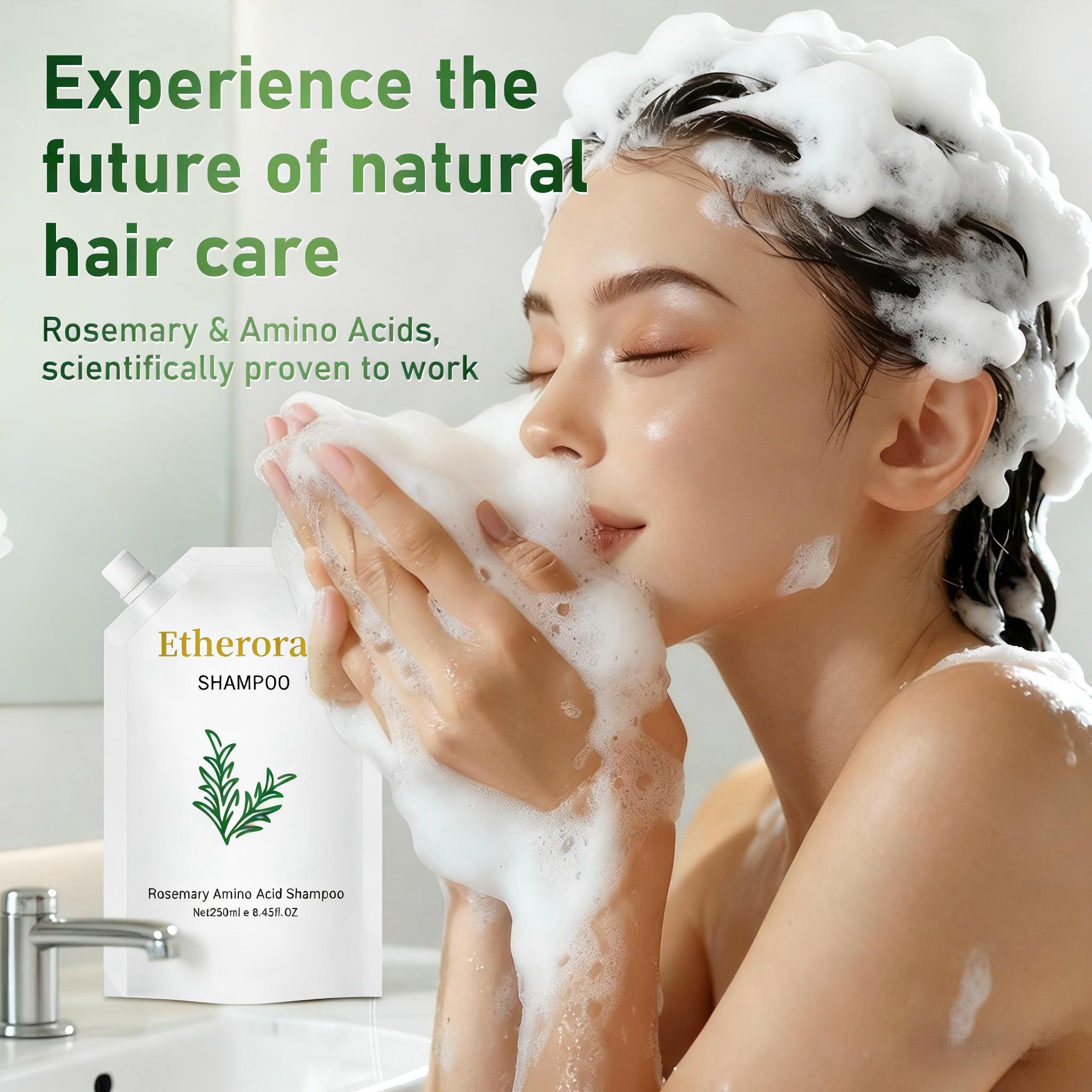 「BUY 1 GET 1 FREE!」 Rosemary Amino Acid Shampoo 250ml - Oil Control & Scalp Refresh, Nourish Black Hair & Volumizing  falling Haircare