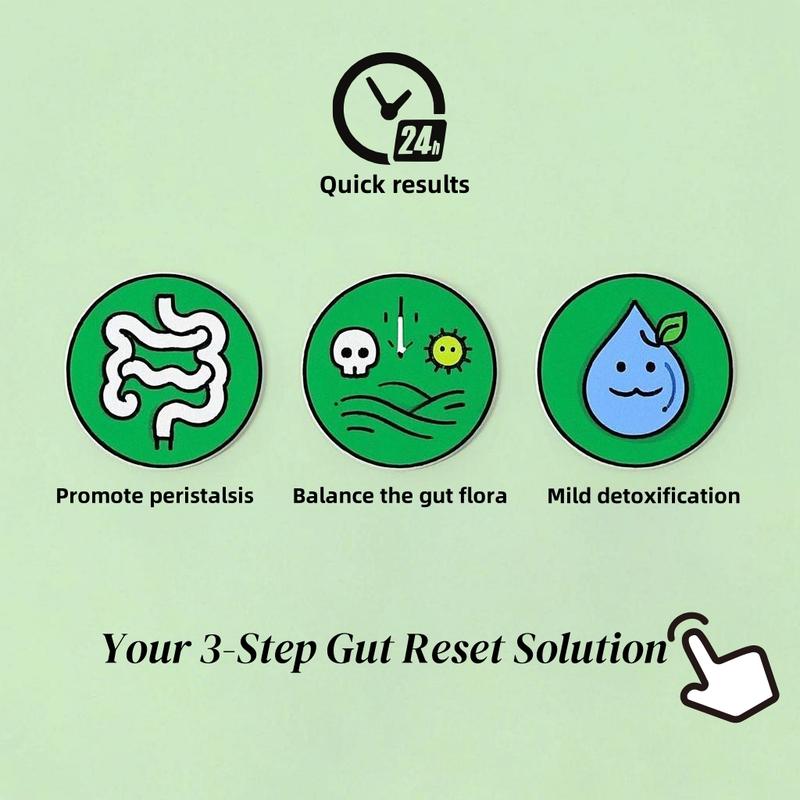 POXLOO Plant Cleanse Capsules｜15-Day Lightness Program｜Natural Plant Fiber｜Gentle Digestive Support Supplement Healthcare