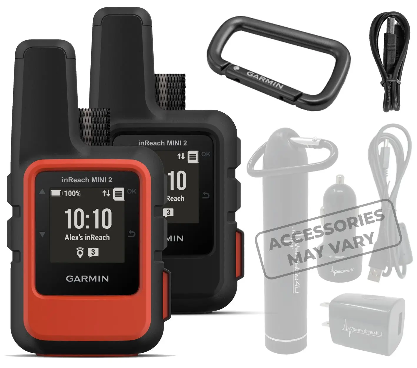 Garmin inReach Mini 2 Chargeable Satellite Communicator Device – Waterproof Digital Wireless GPS Navigator with Receiver, Bluetooth, 2200 mAh Batteries, Compact, Rugged, Unisex for Camping, Hiking, Off-Grid Trips (30 Days Money Back), Manufacturer Warrent