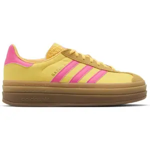 Adidas Originals Women's Yellow Gazelle Bold Sneakers, IG4387 (No Box)