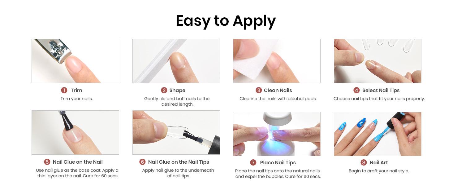 Beetles Gel Nail Tips Easy Nail Extension Etch X Nail Tips Gelly Tips Full Cover False Nails Gifts for Women Girls Beetles Gel Nail Tips Easy Nail Extension Etch X Nail Tips Gelly Tips Full Cover False Nails Gifts for Women Girls