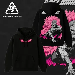 Limited Donquixote Doflamingo Smile - (Made in US) Hoodie T-Shirt Sweatshirt, Retro Vintage Unisex Graphic 90s Cotton, Gift For Wibu, Anime Manga Y2K Streetwear, Jujutsu Kaisen Fan