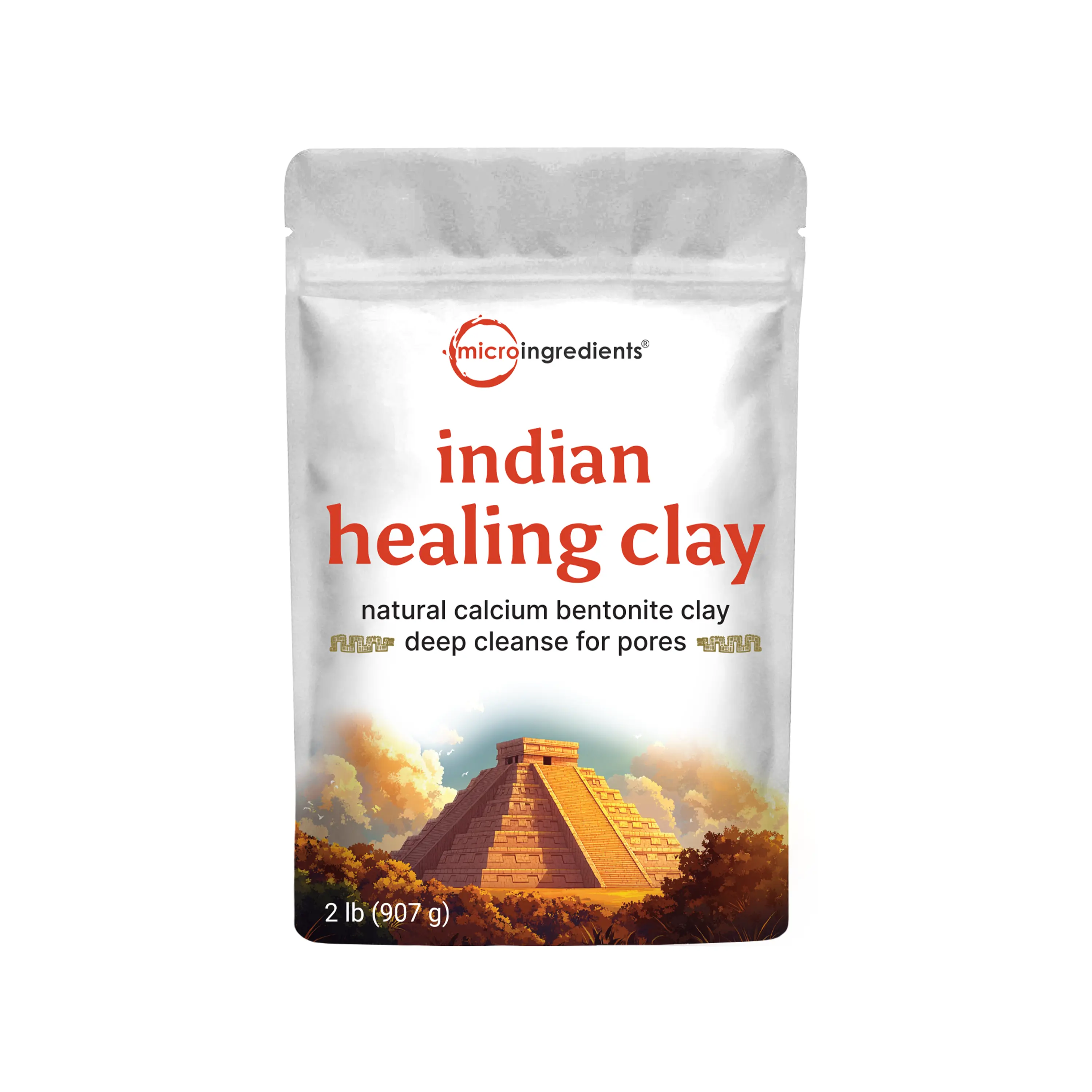 Micro Ingredients Natural Calcium Bentonite Clay, 2lbs Powder | Pure Indian Healing Clay Micro Ingredients Natural Calcium Bentonite Clay, 2lbs Powder | Pure Indian Healing Clay
