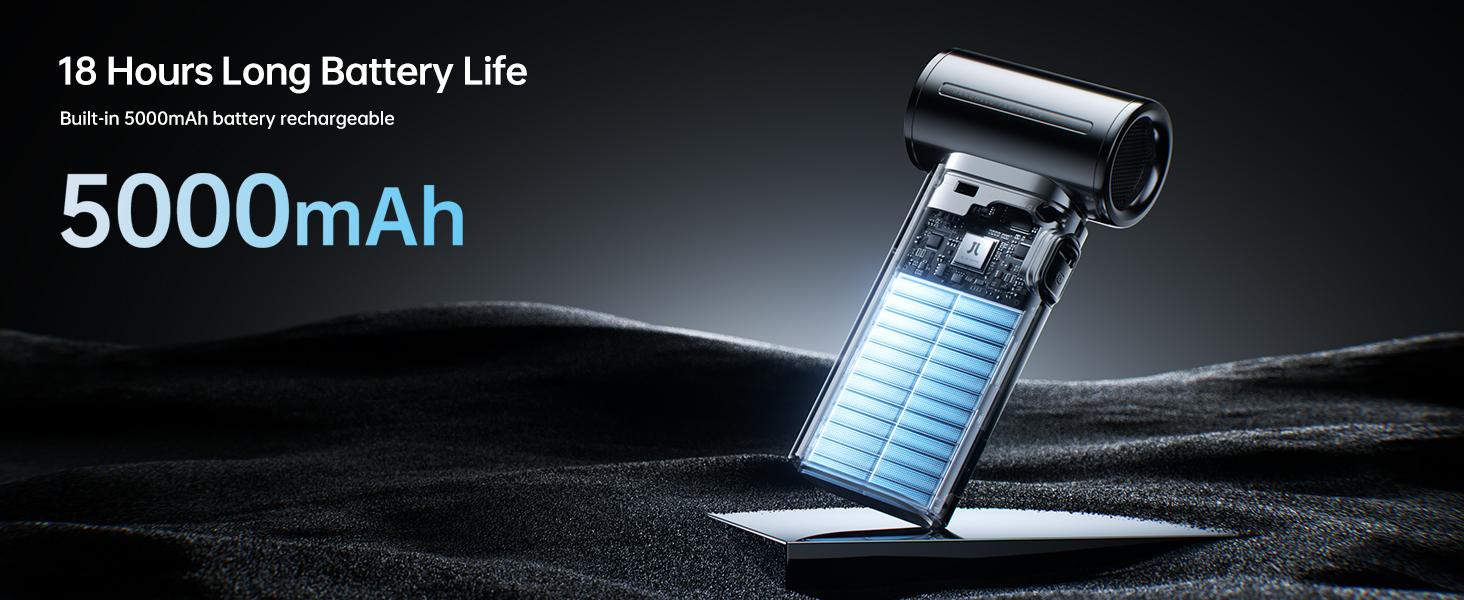 JISULIFE Life9 Chrome Portable Handheld Fan Turbo High Speed Cooling 18H 5000mAh Rechargeable Fashion Mini Fan Stylish Music Festival & Concert Accessory Valentines Day Gifts for Men Women JISULIFE Life9 Chrome Portable Handheld Fan Turbo High Speed Cooling 18H 5000mAh Rechargeable Fashion Mini Fan Stylish Music Festival & Concert Accessory Valentines Day Gifts for Men Women