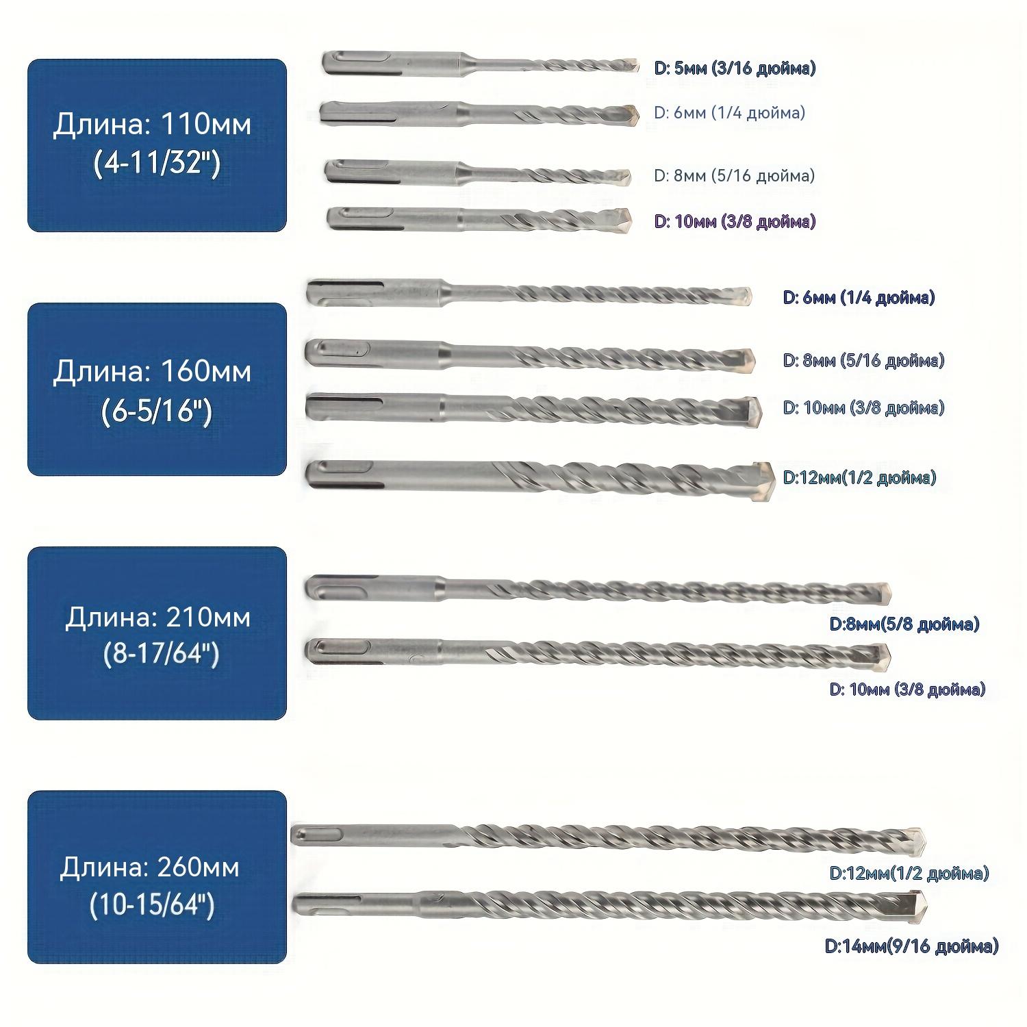 17-Piece SDS-Plus Rotary Hammer Drill Bits and Chisel Set, Carbide-Tipped Masonry Drill Bits and Chisels for Concrete, Stone, Brick, with Storage Case drywall cutting tool concrete masonry hole tool Block 17-Piece SDS-Plus Rotary Hammer Drill Bits and Chisel Set, Carbide-Tipped Masonry Drill Bits and Chisels for Concrete, Stone, Brick, with Storage Case drywall cutting tool concrete masonry hole tool Block