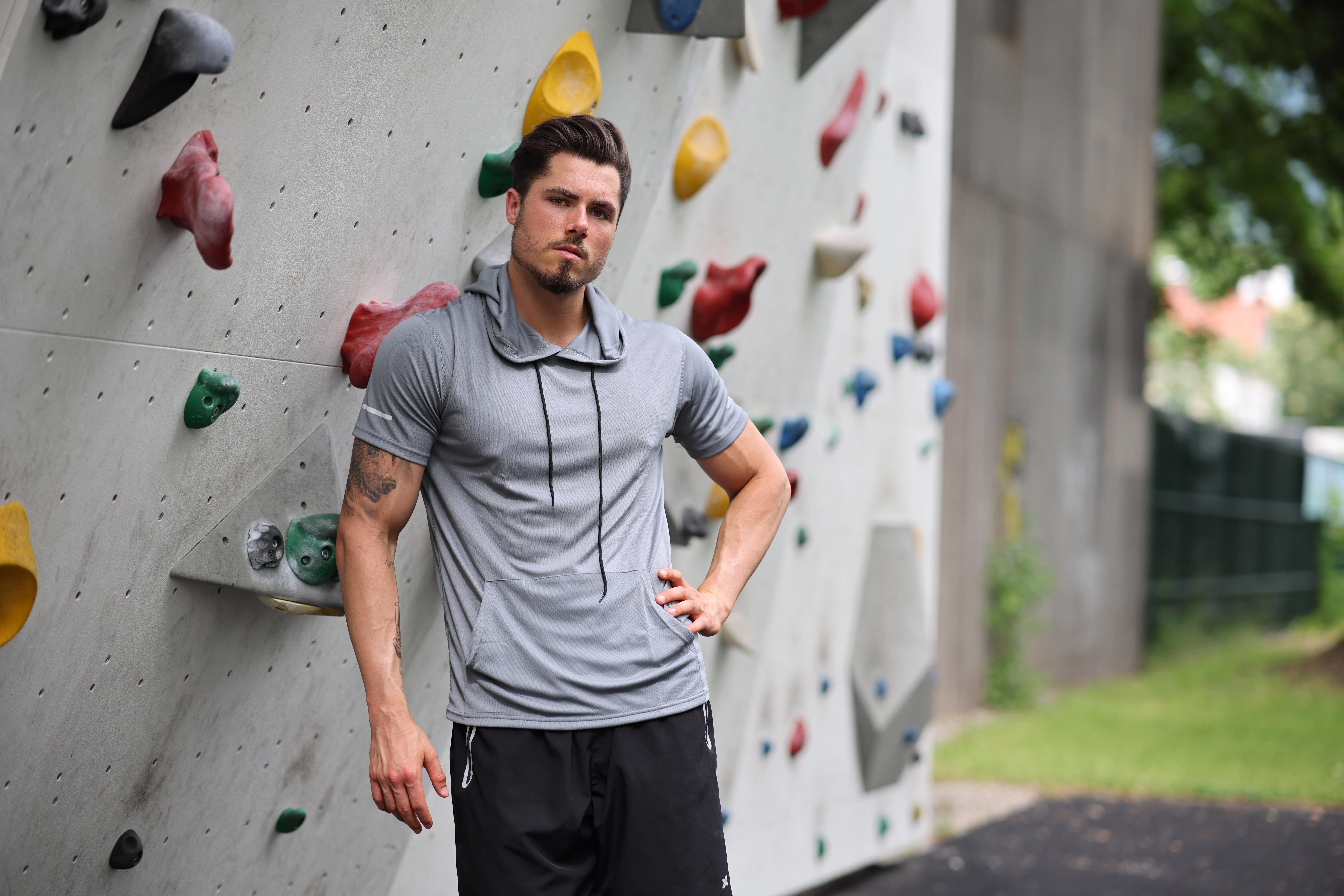 【Purchase one size larger】Men's Greenish Spring Plain Round Neck Workout Short Sleeve Mesh Athletic T-Shirts with Hood basketball Sportswear Quick Dry T-shirt Back To School Tops Hoodie gym outfits workout tops Sweatshirts compression shirts workout tops