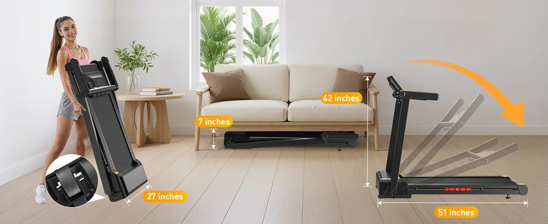 【Premium New Drop】18% Auto Incline Treadmill, 400 LBS Capacity Folding Treadmill with 4.5HP Quiet Motor, 18" Wide Running Belt, 12 HIIT Programs & App Control for Home Gym 【Premium New Drop】18% Auto Incline Treadmill, 400 LBS Capacity Folding Treadmill with 4.5HP Quiet Motor, 18" Wide Running Belt, 12 HIIT Programs & App Control for Home Gym