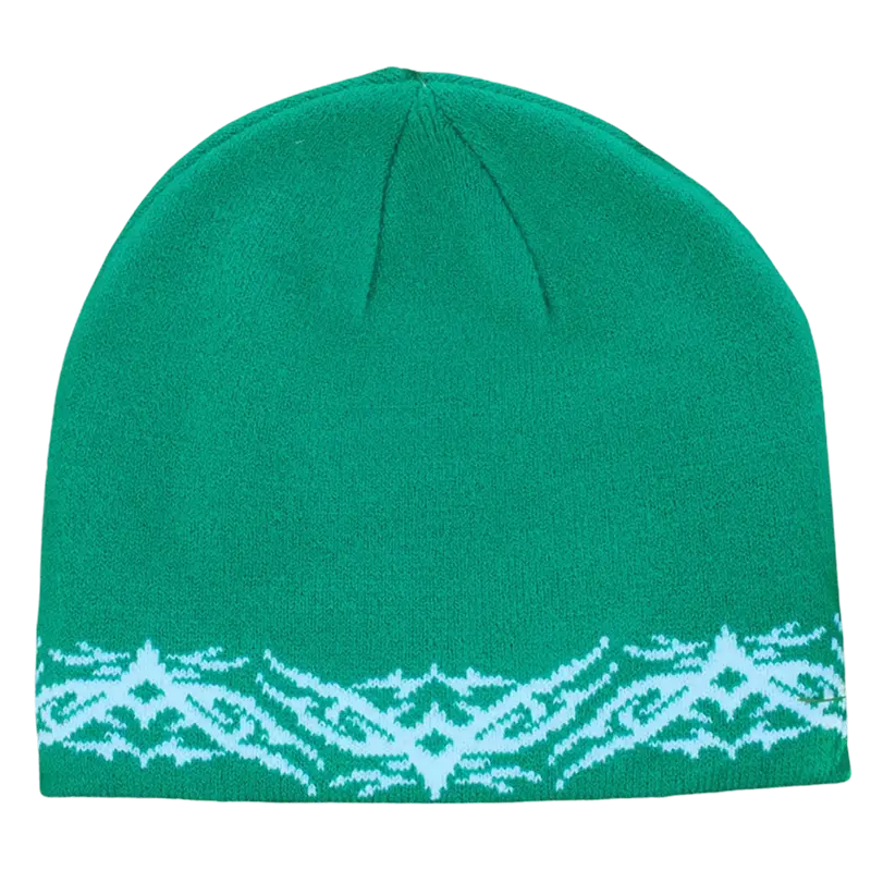 Green Flurry Skull Cap
