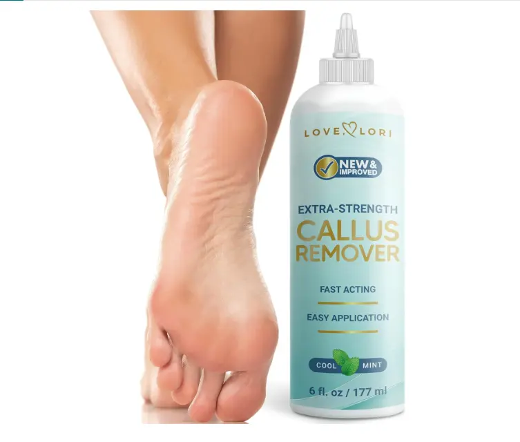 Callus Remover for Feet (Extra Strength) Foot Callus Remover Gel - Pedicure Tools for Feet Scrubber – Foot Care Spa Essentials, 6oz