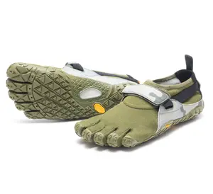 Vibram FiveFingers Outdoor Trail Shoes - Megagrip Sole Barefoot Sneakers for Hiking & Trekking - All-Terrain Minimalist Five Toe Footwear - Lightweight Water-Resistant Adventure Shoes for Men & Women - Master Every Terrain