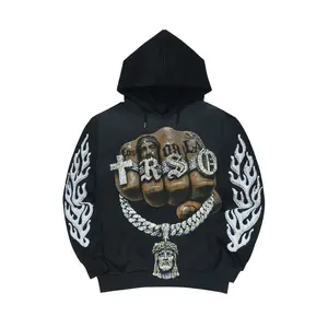 Echo Black Graphic Hoodie