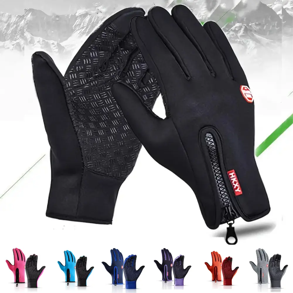 PAKNADA Winter Warm Touchscreen-Compatible Gloves - Waterproof, Anti-Slip, Thermal Gloves for Biking, Driving, Snowboarding