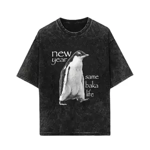 New Year Same Baka Life Penguin TShirt, Funny Meme Shirts