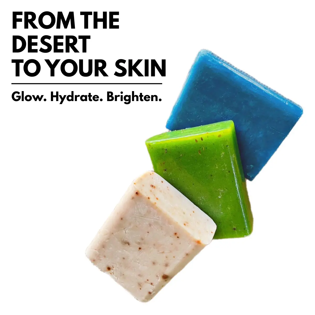 Moroccan Handcrafted Bar Soap—Argan Oil, Prickly Pear, Nila Bleu & Frankincense Body Care Body Wash Daily Unscented Comfort Cleansing Cleanser Skin Repair Moisturize Gentle