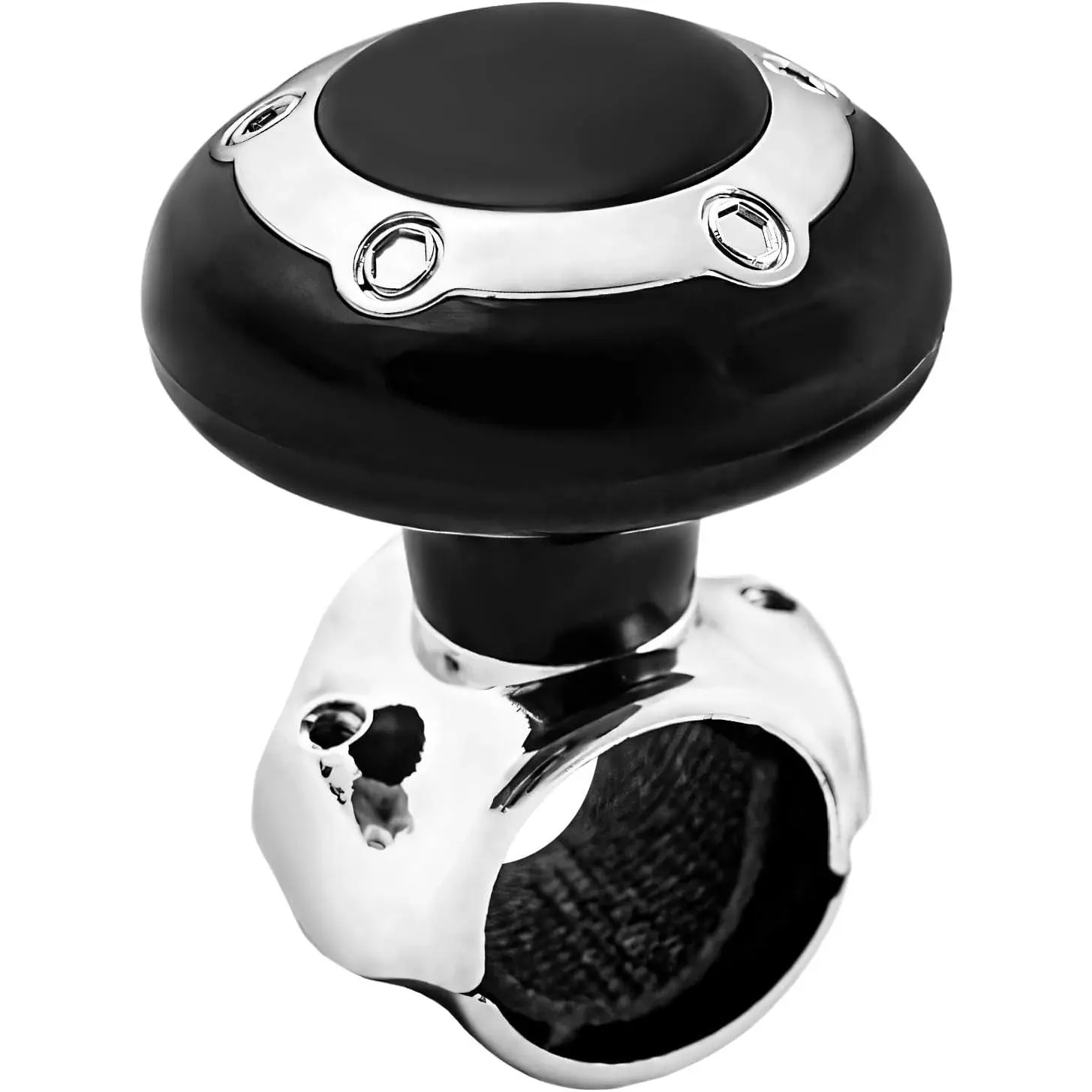 Steering Wheel Knob Spinner, Non-Slip Vehicle Power Handle One-Hand Control Spinners Ball, Universal Effortless Steering Wheel Knob for Sedans Trucks Semi Tractors