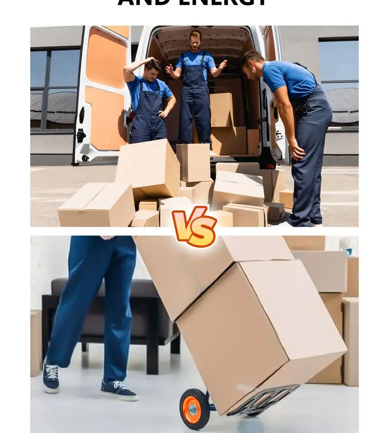 SEKAM Aluminum Folding Hand Truck, TikTokShopBlackFriday, 2 in 1 Design Max 800 lbs Capacity, Heavy Duty Industrial Collapsible cart, Dolly Cart with Rubber Wheels for Transport and Moving in Warehouse, Supermarket, Garden