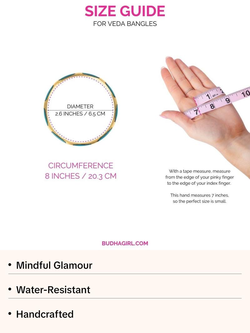 Ivory Veda Bangles - Set of 6