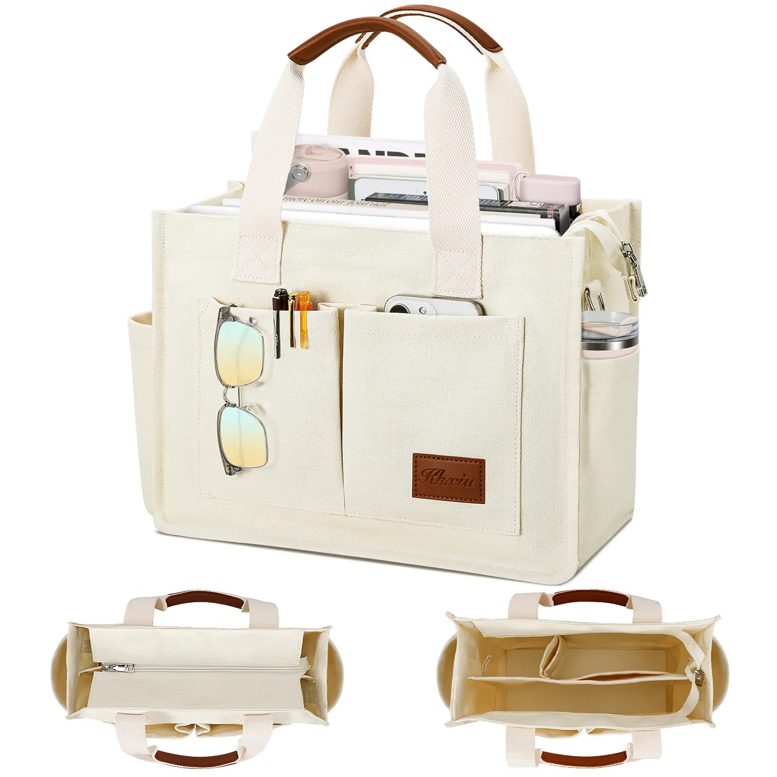 KKXIU Tote Bag Crossbody Messenger Purse Bag for Women