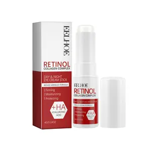 Retinol Collagen Complex Day & Night Eye Cream Stick with Hyaluronic Acid, Anti-Aging Formula, Firming, Moisturizing