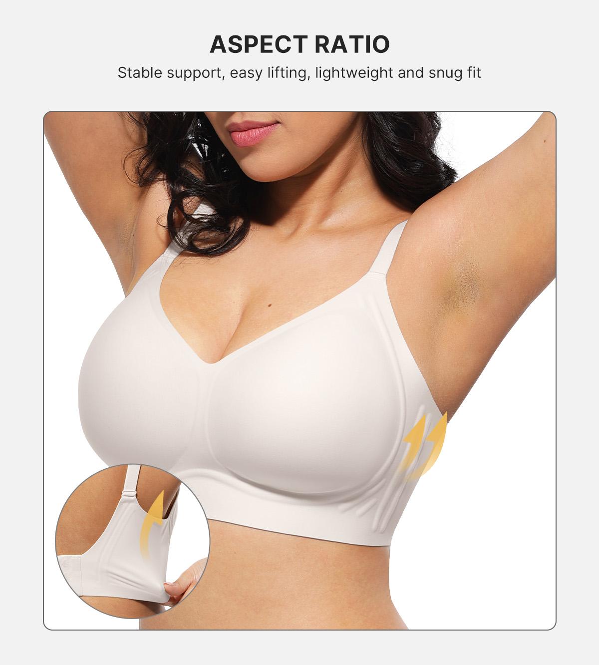 Shapellx Smoothing CloudFit Wireless Support V-Neck Bra