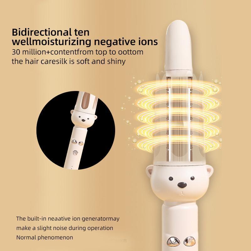 PretiHom Fully Automatic Electric Curling Stick 32mm Large Curling Tool for Comfortable Hair Care