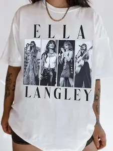 Ella Langley Country Concert Fan T-Shirt, Vintage Western Graphic Tee, Southern Music Lover Style