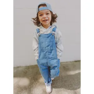Blue Corduroy Overalls