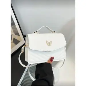 Women's PU Leather Bow Design Crossbody Bag, Bowknot Satchel Purses, Casual Shoulder Handbag for Daily Use & Travel, Fashionable Ladies' Accessory