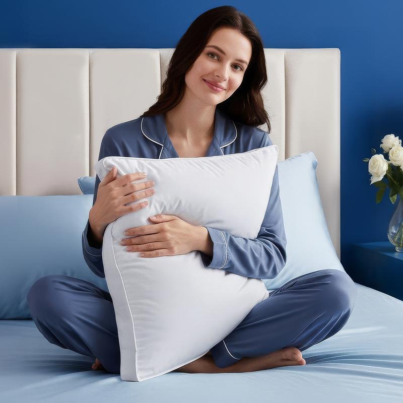 【Haul Deal】Utopia Bedding Bed Pillows for Sleeping - Set of 4 Gusseted Pillows Set - King & Queen Size (White) 【Haul Deal】Utopia Bedding Bed Pillows for Sleeping - Set of 4 Gusseted Pillows Set - King & Queen Size (White)